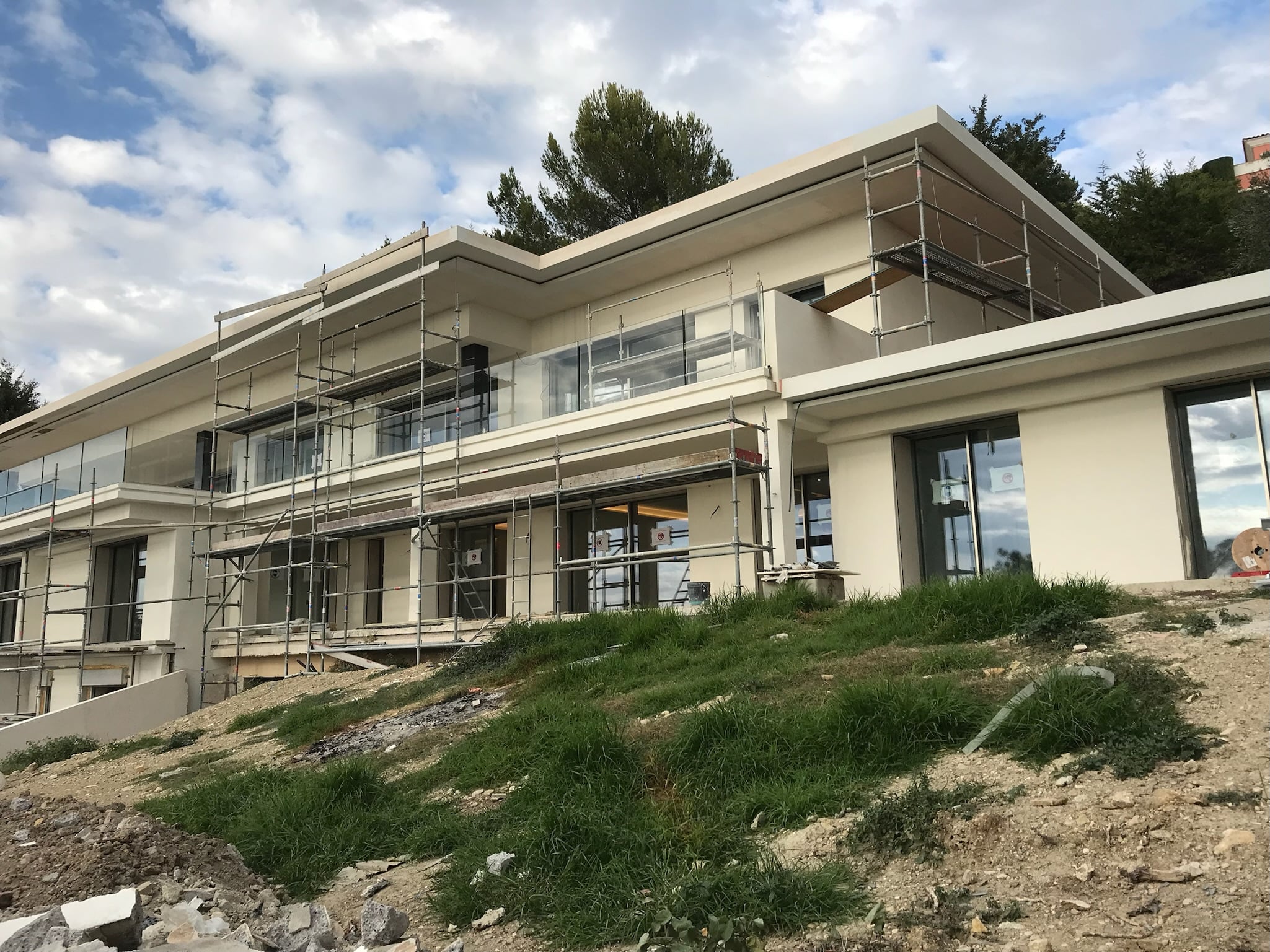 Chantier de construction villa UDK Azur